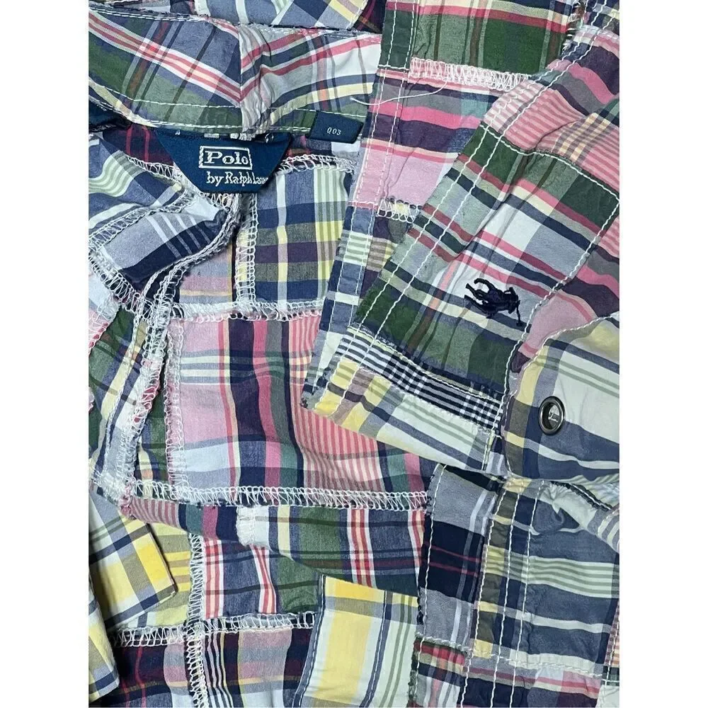Ralph Lauren Men's Patchwork Swim Trunks Size 36